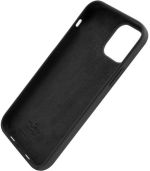 Puro Sky Eco Leather Premium Look Back Cover Σιλικόνης Μαύρο (iPhone 13)