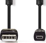Nedis CCGP60810BK20 Camera Data Cable  USB A Male - UC-E6 8-pin Male (2m) Black