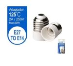 KDE Adaptor E27 to E14 60W 250V