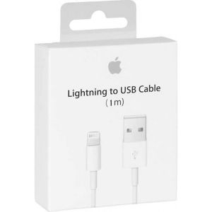 Apple USB-A to Lightning Cable Λευκό 1m (MXLY2ZM/A)