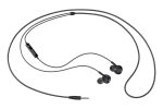 SAMSUNG earphones EO-IA500, 3.5mm, 1.2m, μαύρα BULK