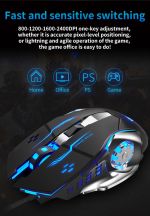 AULA ενσύρματο gaming ποντίκι Mountain S20, 2400DPI, 6 πλήκτρα, μαύρο