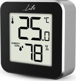Life Alu Mini Επιτραπέζιο Θερμόμετρo & Υγρασιόμετρo