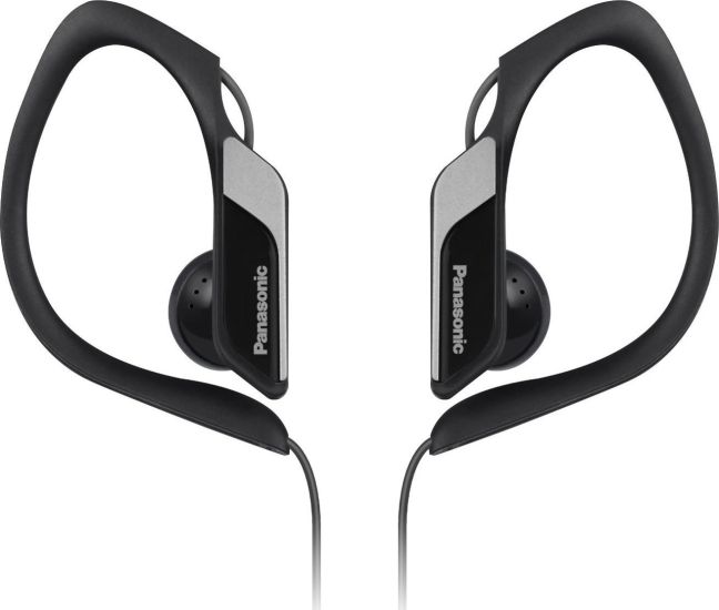 Panasonic Ακουστικά Ψείρες Earbuds RP-HS34 Τύπου Ear Hook Μαύρα