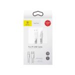 Baseus Lightning Tough series Apple Cable 2A 1m White (CALZY-B02)