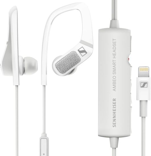 Sennheiser Ambeo Smart Headset In-ear Handsfree με Βύσμα Lightning Λευκό