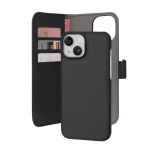 Puro PUIPC1561BOOKC3BLK Eco-leather detachable wallet case for iPhone 15 Βlack