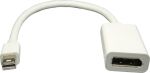 Powertech CAB-DP007 Μετατροπέας mini DisplayPort male σε DisplayPort female White