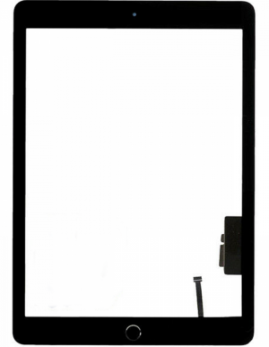 iPad 9.7 5th Gen (A1822, A1823) Screen+homebutton, Original Parts, black