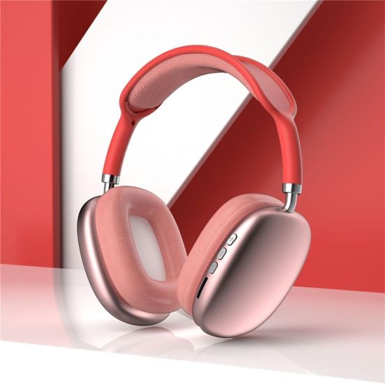OEM P9 Pro Max Wireless Bluetooth Headset (Red)