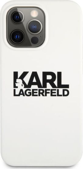 Karl Lagerfeld Hard Case Stack Logo Back Θήκη προστασίας – iPhone 13 Pro Max (White)