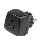 Vivanco 34436 USA Socket to Schuko Plug