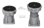 Βάση λευκών συσκευών TOOL-0072, με ρόδες, ρυθμιζόμενη, max 400kg, γκρι