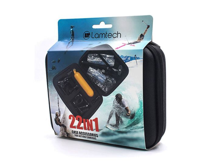 LAMTECH LAM113225 22 IN 1 CASE ACCESSORIES FOR ACTION CAMERAS