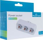 Powertech PT-822 Ταφ 3 Θέσεων Λευκό