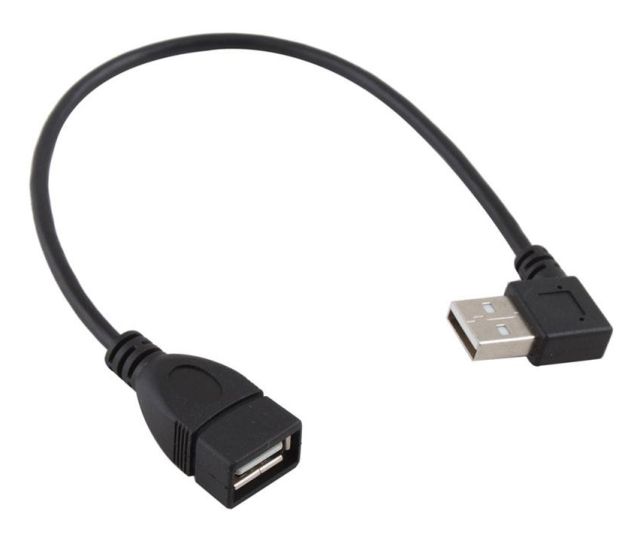 Powertech CAB-U070 Μετατροπέας USB-A male σε USB-A female