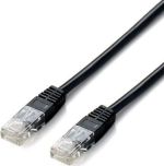 Powertech U/UTP Cat.6e Καλώδιο Δικτύου Ethernet 0.3m Μαύρο