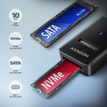 AXAGON ADM2-CM USB-C 3.2 GEN2 – 1X NVME/SATA SDD ADAPTER