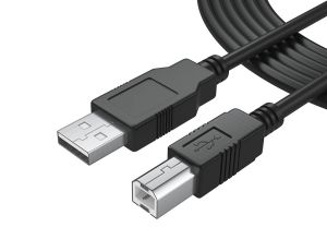 POWERTECH καλώδιο USB σε USB Type Β CAB-U052, copper, 5m, μαύρο