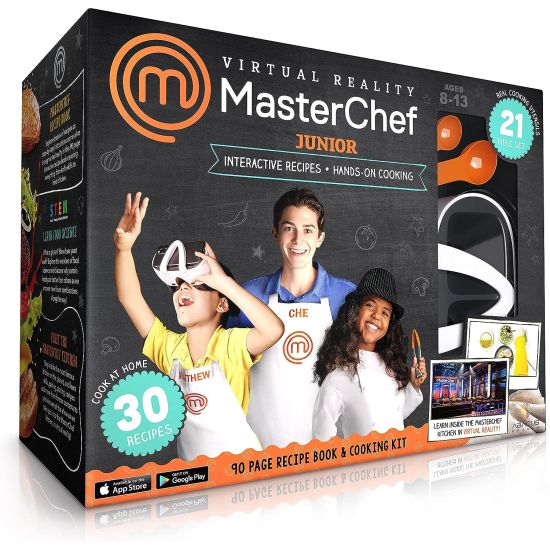Abacus Brands VR MasterChef Junior Σετ εικονικής πραγματικότητας –Για ηλικίες 8 έως 13 ετών – Περιλαμβάνει Γυαλιά VR