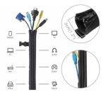 BRATECK Δεματικό Καλωδίων τύπου Flex Wrap CC15-1, με φερμουάρ, Φ30cm x1m
