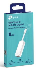 TP-LINK Network adapter UE300C USB-C σε RJ45 10/100/1000Mbps, Ver. 2.0