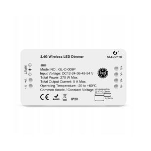 Gledopto LED Strip Controller Zigbee Works with Philips Hue White (GL-C-009P)