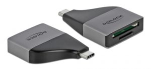 DELOCK αντάπτορας USB 3.2 Gen 1 Type-C σε SD/Micro SD 64117, 5Gbps