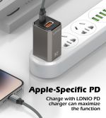LDNIO καλώδιο Lightning σε USB-C LC441I, 30W PD, 1m, γκρι