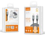 LDNIO καλώδιο Lightning σε USB-C LC441I, 30W PD, 1m, γκρι