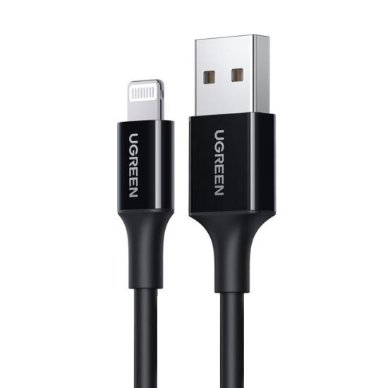 Charging Cable MFI UGREEN US155  i6 Black 1m 80822 2.4A