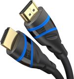 KabelDirekt Ultra High Speed 2m HDMI 2.1 Cable (8K @ 60 Hz, 4K @ 120 Hz) Blue/Black
