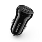 Car Charger UGREEN ED018 24W Dual USB 2.4A Black 50875