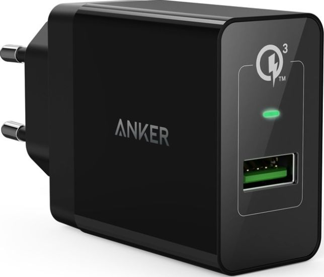 Anker Powerport+ 1 QC3 USB-A 18w Black A2013317