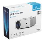 POWERTECH LED βιντεοπροβολέας PT-983, Full HD, Dolby Audio, λευκός