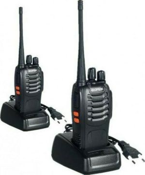 Baofeng BF-888S Ασύρματος Πομποδέκτης UHF/VHF 5W χωρίς Οθόνη Σετ 2τμχ