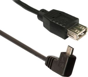 Powertech CAB-U028 Μετατροπέας micro USB male σε USB-A female