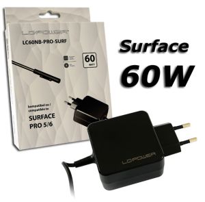 LC-Power 60W Power Adapter for Microsoft Surface PRO 5/6  (LC31NB-PRO-SURF)