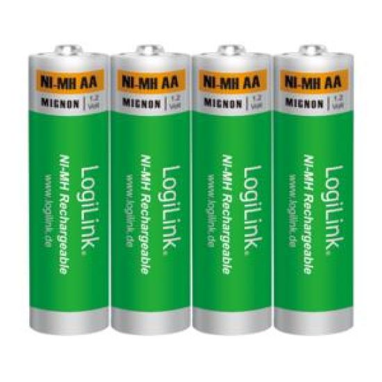 Battery NI-MH Rechargeable AA 1.2V Logilink LR6RB4 4pcs