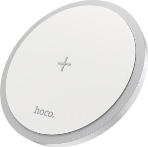 Hoco CW26 Ασύρματος Φορτιστής (Qi Pad) 15W Λευκός