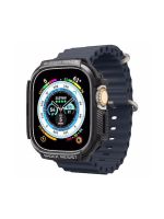Spigen Rugged Armor Θήκη Σιλικόνης σε Μαύρο χρώμα για το Apple Watch Ultra 49mm