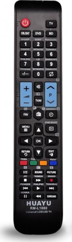 RM1080 Universal Τηλεχειριστήριο για Τηλεοράσεις , CD-DVD Players και Ψηφιάκους Δέκτες