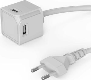 Allocacoc  10464WT/EUEUMC Βάση Φόρτισης με 4 Θύρες USB-A σε Λευκό χρώμα (PowerCube Extended)