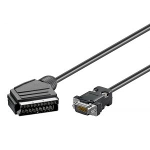 GOOBAY 50071 καλώδιο SCART σε VGA, 2m, μαύρο
