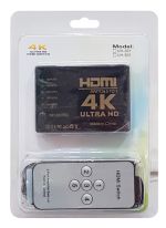 POWERTECH HDMI Amplifier Switch 5 in 1 PTH-052, 4K, 3D, Remote Control