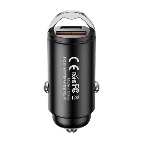 Remax RCC238 Φορτιστής Αυτοκινήτου Μαύρος 45w με μία Θύρα USB