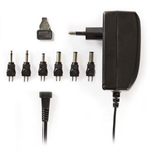 NEDIS Universal Τροφοδοτικό 24V 1A 24W με σετ βυσμάτων (ACPA003)