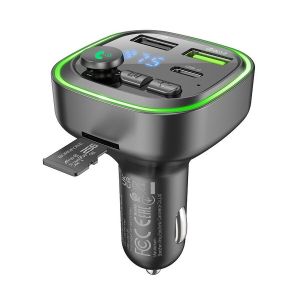 Borofone BC48 FM Transmitter Αυτοκινήτου με Bluetooth / USB