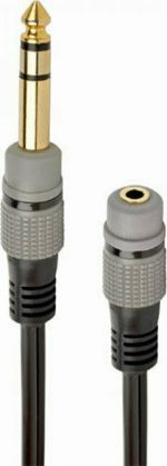 Cablexpert A-63M35F-0.2M Μετατροπέας 6.3mm male σε 3.5mm female