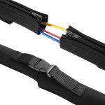 BRATECK Δεματικό Καλωδίων τύπου Flex Wrap CC15-1, με φερμουάρ, Φ30cm x1m